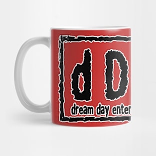 DDE Dream Day Entertainment Red shirt logo Mug